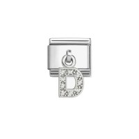 Link Nomination Plata Letra "D" Colgante Circonita 331818 04