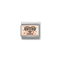 Link Nomination Acero y Oro Rosa Aries 430112 01