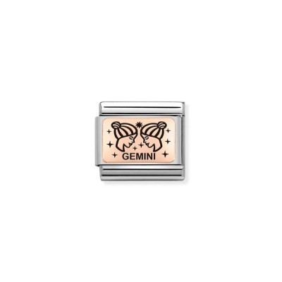 Link Nomination Acero y Oro Rosa Geminis 430112 03