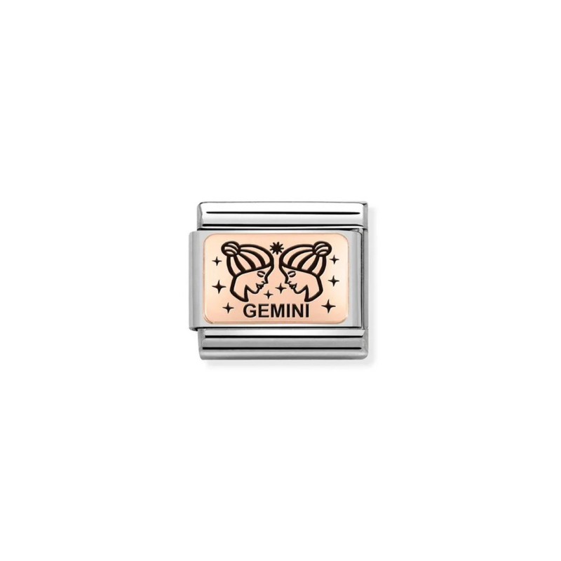 Link Nomination Acero y Oro Rosa Geminis 430112 03