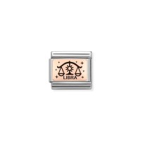Link Nomination Acero y Oro Rosa Libra 430112 07