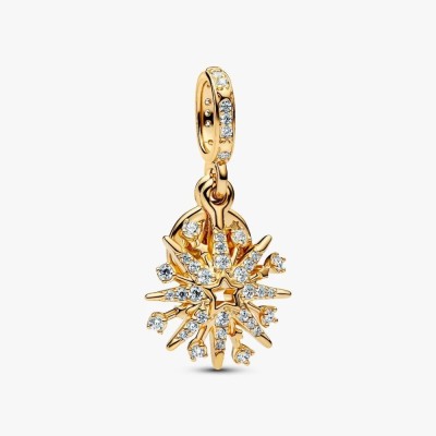 Charm Doble Colgante Pandora Fuegos Artificiales Brillantes 763512C01
