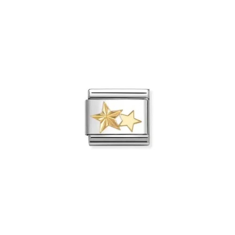 Link Nomination Acero y Oro Doble Estrella 030149 65