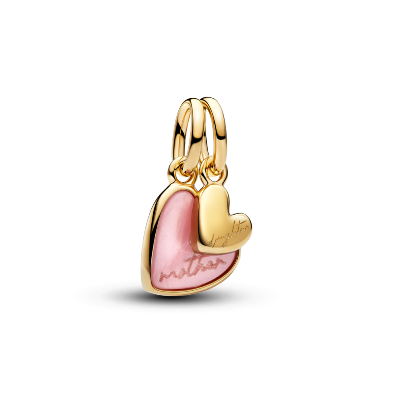 Charm Pandora Colgante Dorado Madre e Hija Separable 763766C01