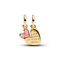 Charm Pandora Colgante Dorado Madre e Hija Separable 763766C01