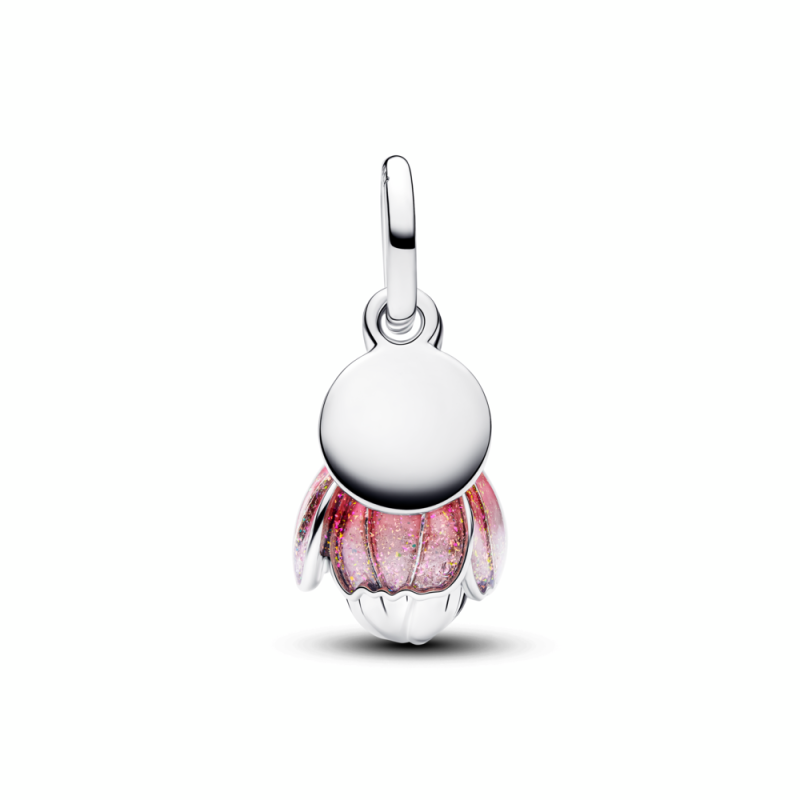 Charm Pandora Colgante plata Dorado Flor Floreciente 764453C01