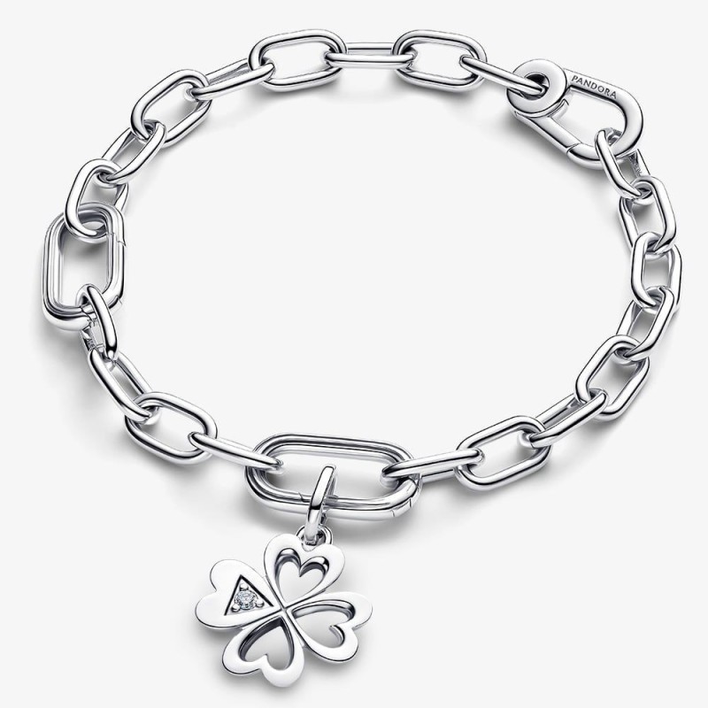 Charm Pandora Me Medallón Trébol Cuatro Hojas Corazón 793034C01