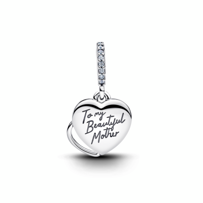 Charm Pandora Colgante Doble plata Madre Preciosa 794456C01 2