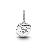 Charm Pandora Colgante Doble plata Madre Preciosa 794456C01