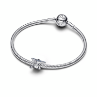 Charm Pandora plata Birrete Graduación 2026 Azul Brillante 794461C01
