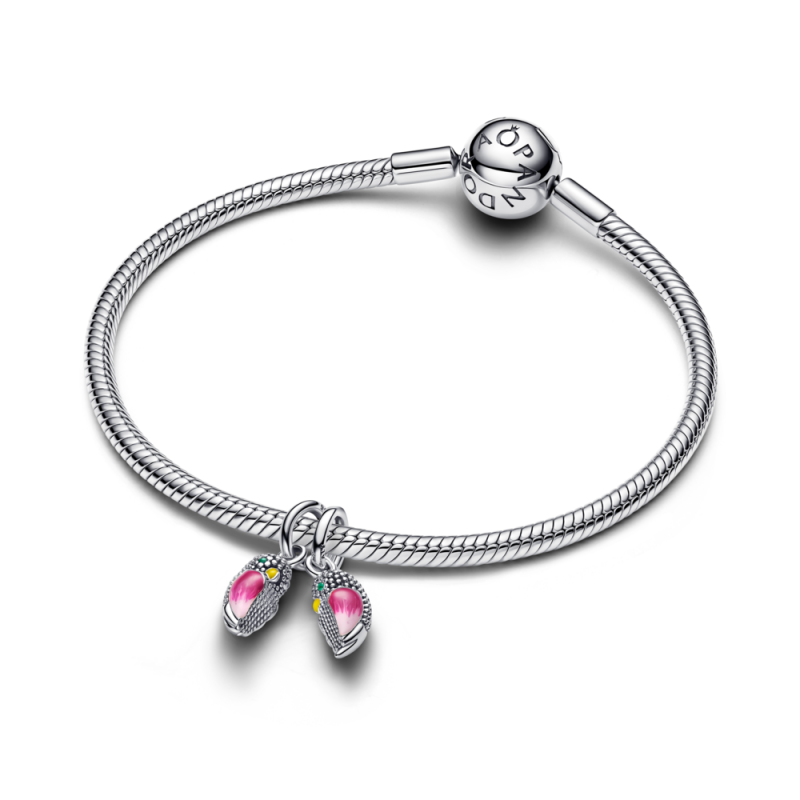 Charm Pandora Colgante Divisible plata Pájaros Amor 794484C01