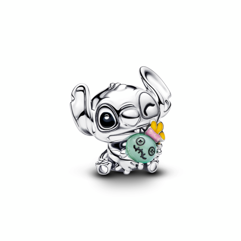 Charm Pandora plata Stitch y Scrump Disney 794554C01