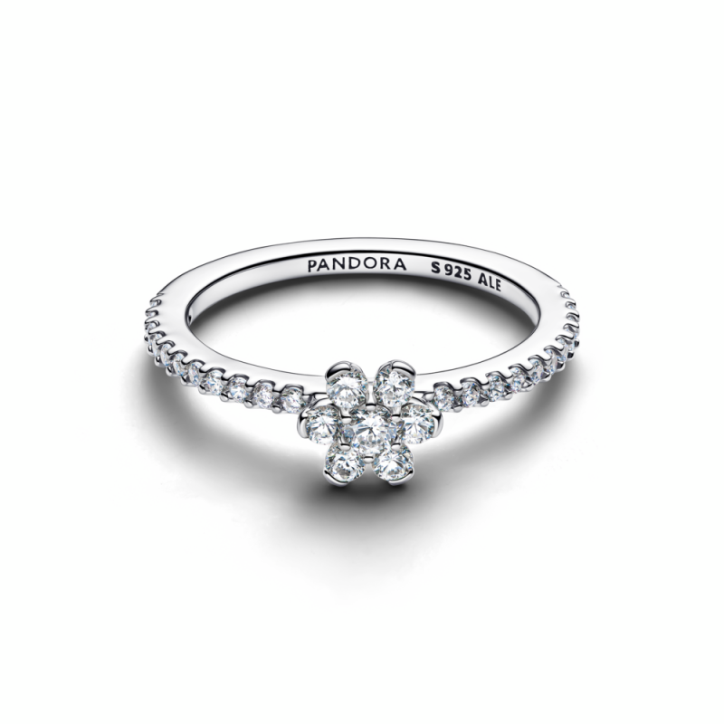 Anillo Pandora plata Flor Brillante 194499C01