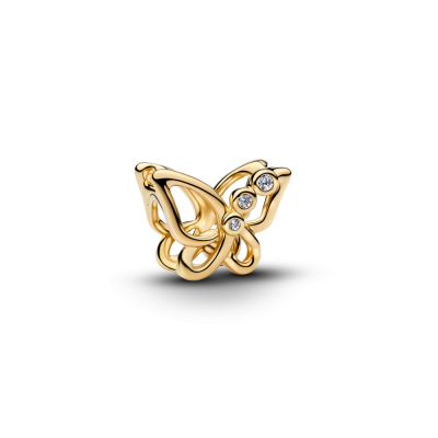 Charm Pandora Dorado Mariposa en Filigrana 764369C01