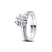 Anillo Pandora Divisible Trébol Suerte Brillante 194507C01