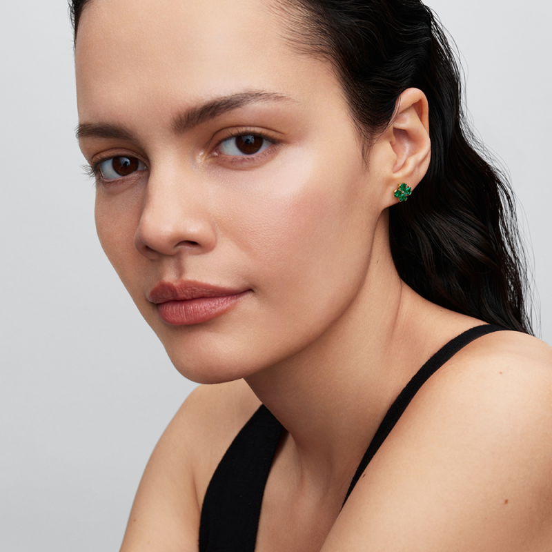 Pendientes Pandora Dorado Trebol de la Suerte 264500C01