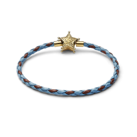 Pulsera Pandora cuero dorada Estrella Sheriff Toy Story de Disney Pixar 564605C01