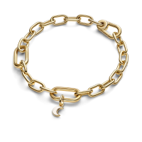 Charm Pandora Me Colgante Dorado Luna Creciente Blanca 764614C01