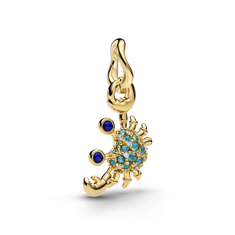 Charm Pandora Colgante Dorado Cangrejo 764684C01