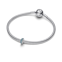 Charm Pandora Separador plata Gemas Azul Hielo 791359C01