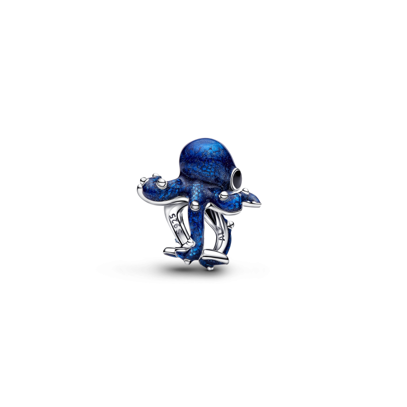 Charm  Pandora en plata de ley Pulpo Azul 794706C01