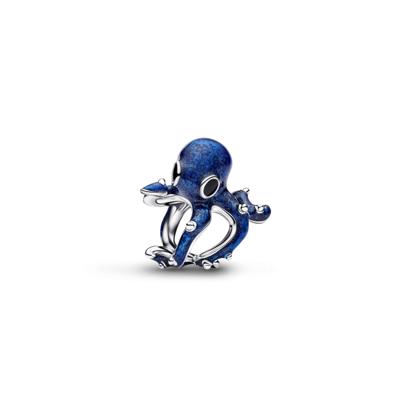 Charm  Pandora en plata de ley Pulpo Azul 794706C01