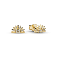 Pendientes Pandora Dorado Sol Celestial Brillante 264627C01