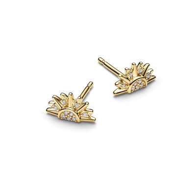 Pendientes Pandora Dorado Sol Celestial Brillante 264627C01 2