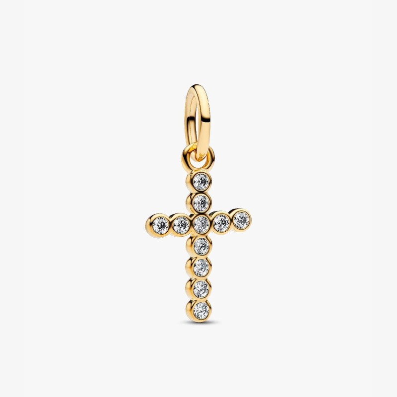 Charm Pandora Colgante Cruz Dorada 764063C01