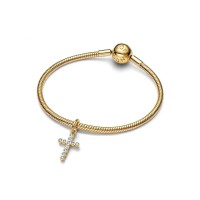 Charm Pandora Colgante Cruz Dorada 764063C01