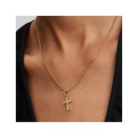 Charm Pandora Colgante Cruz Dorada 764063C01
