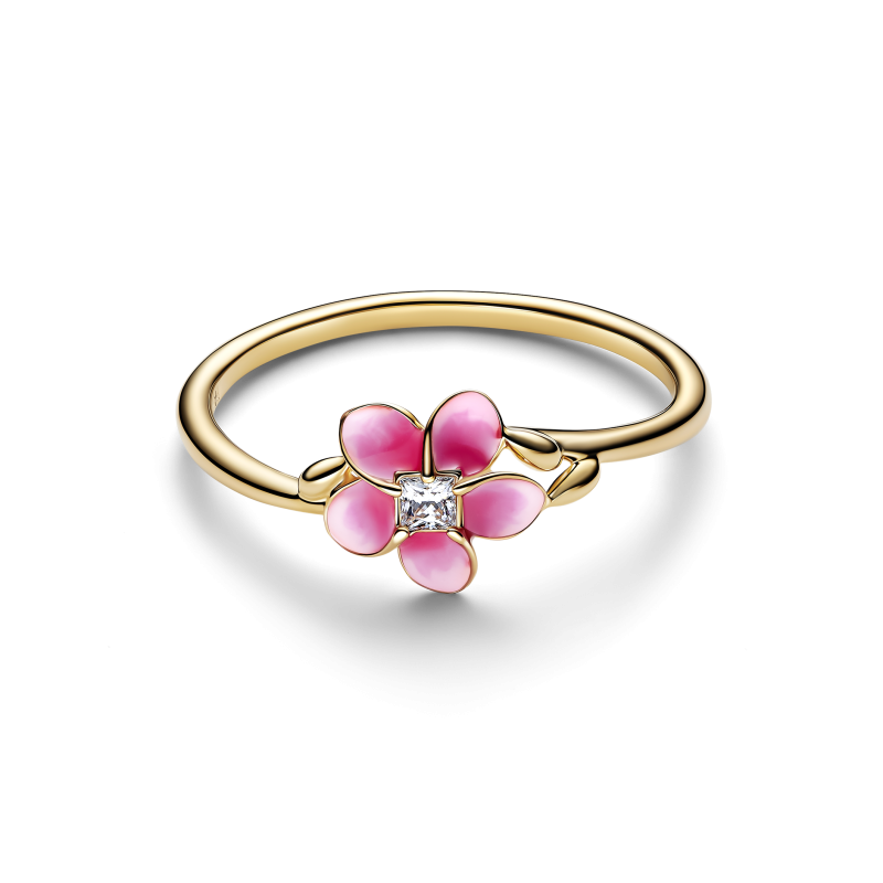 Anillo Pandora Dorado Flor de Moana de Disney 163844C01