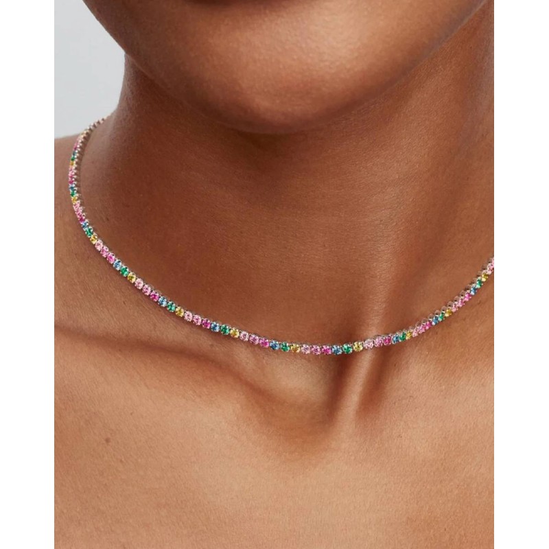 Collar Pandora Tenis Arcoíris  Multicolor 394648C01