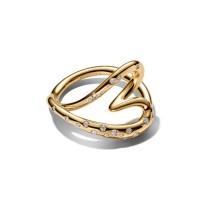 Anillo Pandora Corazón Forma Orgánica Gemas 164675C01