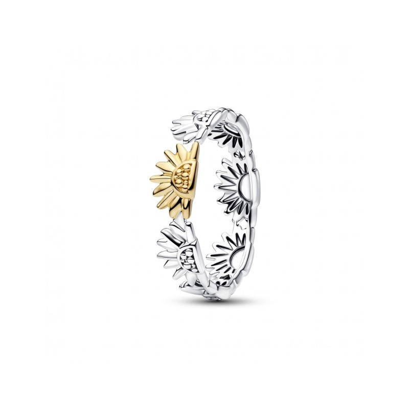 Anillo Pandora Girasol 2 Tonos 164702C00