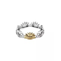 Anillo Pandora Girasol 2 Tonos 164702C00