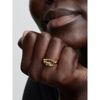 Anillo Pandora Sello Óvalo Mediano Gemas 164707C01