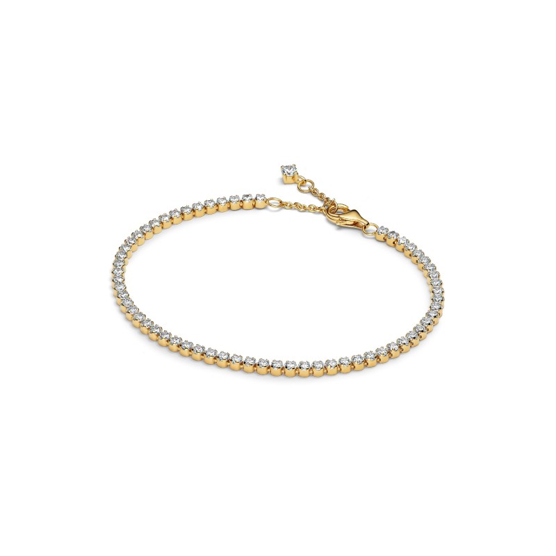 Pulsera Pandora Tenis Dorada Brillante 563927C01