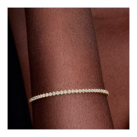 Pulsera Pandora Tenis Dorada Brillante 563927C01