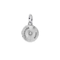 Charm Pandora Medallón en plata  y Dorado Mariposa 764803C01