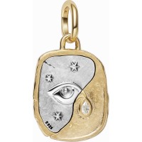 Charm Pandora Medallón Bicolor Ojo 764808C01
