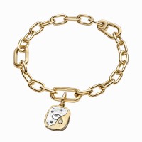 Charm Pandora Medallón Bicolor Ojo 764808C01