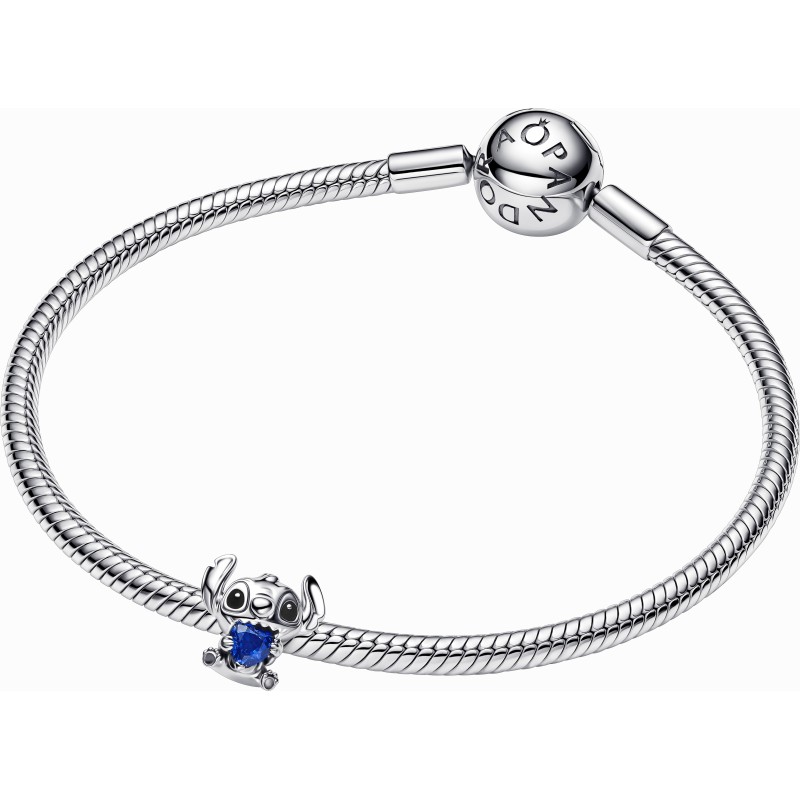 Charm Pandora plata Stitch Corazón Azul Disney 794731C01