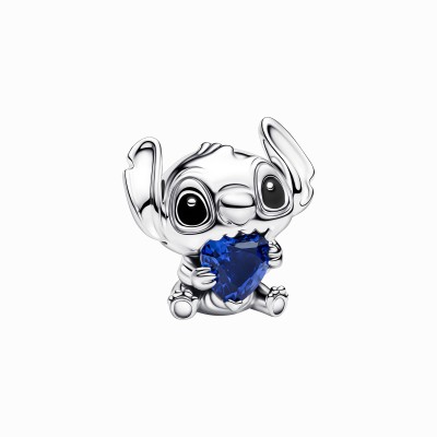 Charm Pandora plata Stitch Corazón Azul Disney 794731C01