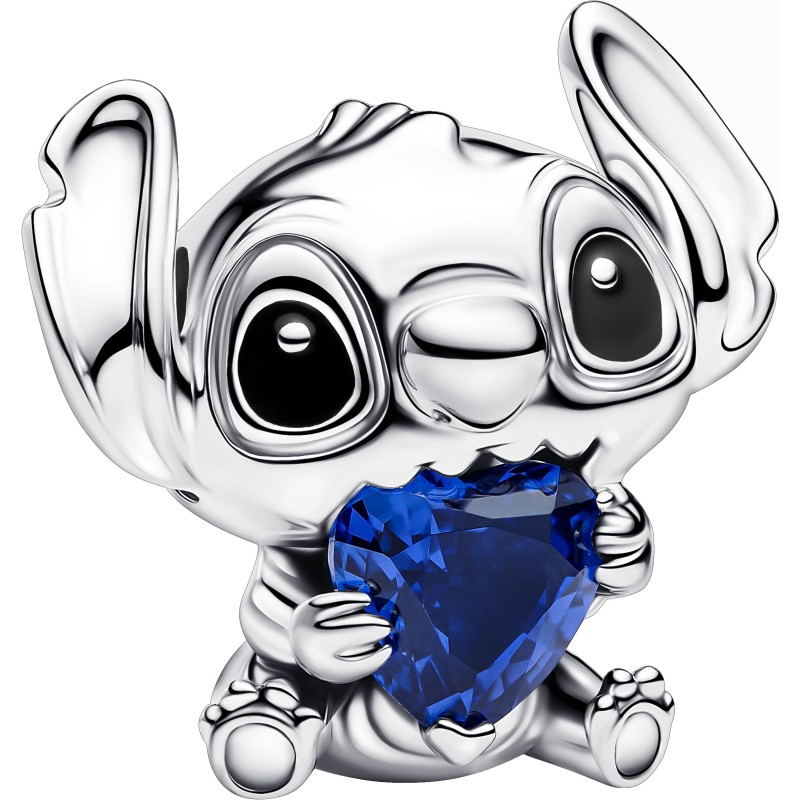 Charm Pandora plata Stitch Corazón Azul Disney 794731C01