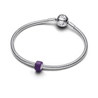 Charm Pandora plata Cristal Murano Morado 794773C03