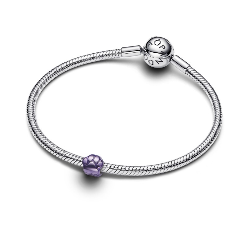 Charm Pandora Mini plata Huella Morada 794782C01