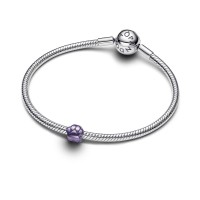 Charm Pandora Mini plata Huella Morada 794782C01