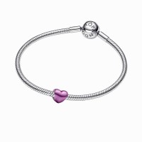 Charm Pandora Mini plata Corazón Rosa 794785C01