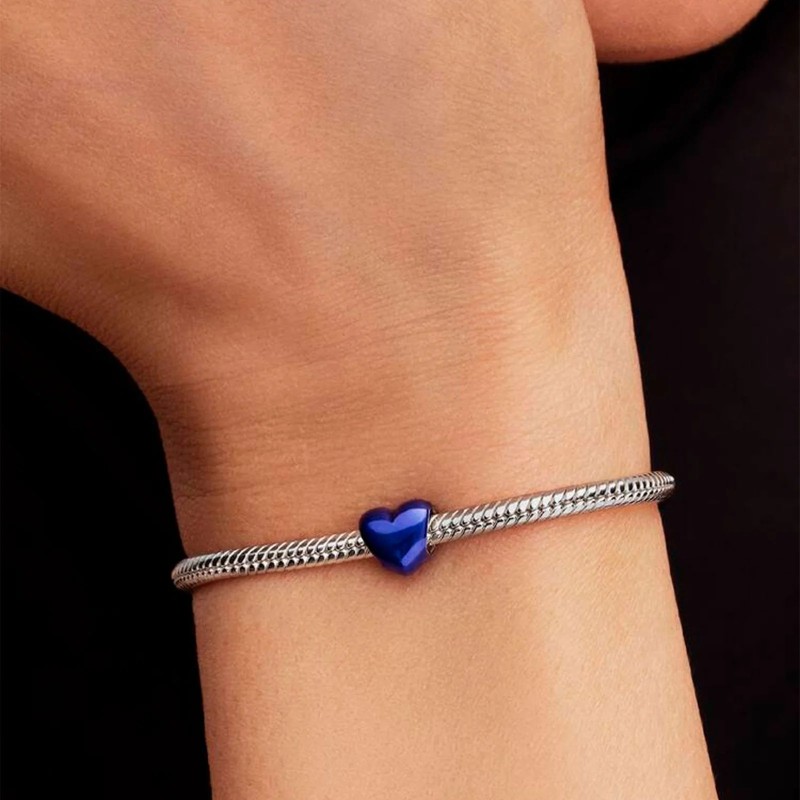 Charm Pandora Mini plata Corazón Azul 794785C02
